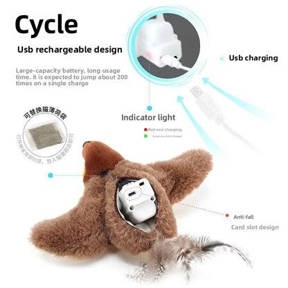 Cats Flapping Bird Toy