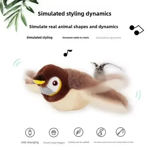 Cats Flapping Bird Toy